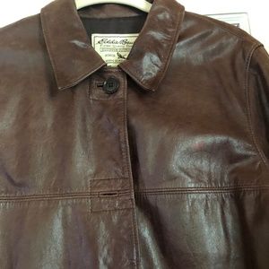 Eddie Bauer Leather Jacket size M